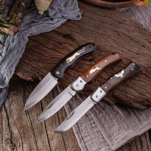 Three-layer Composite Steel Folding Fruit Knife High Hardness Blade Multi-functional Outdoor Kitchen Tool Kitchen Accessories