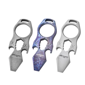 Titanium Alloy EDC Multi Tool Crowbar Pry Bar and Bottle Opener Outdoor Camping & Hiking Multifunction Tool