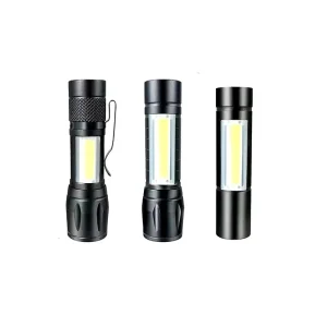 USB Rechargeable LED Flashlight Mini Aluminum Alloy Torch for Emergency Camping Portable Pocket Light and Torch Accessory
