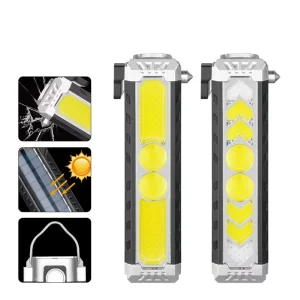 USB Rechargeable LED Torch for Outdoor Garden & Camping ABS Plastic Body Emergency Power Working Flashlight