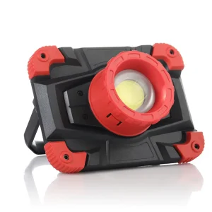 USB Rechargeable Portable Waterproof 6000K Daylight LED Searchlight High Power Dimmable Outdoor Long Range Floodlight
