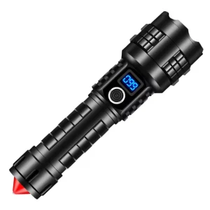 USB Waterproof Torch Light Emergency Super Bright Torchlight Tactical Flashlight Rechargeable LED Torch Max USA Aluminum Alloy