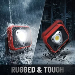 Ultra Bright 2500LM LED Searchlight Rechargeable IP65 Work Light Support for Building Site