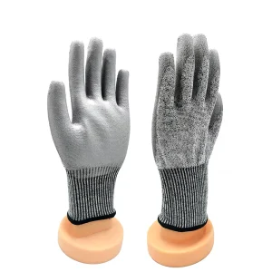 Ultra-Thin Knitted PU-Coated Cut-Resistant Gloves for Electronics Assembly