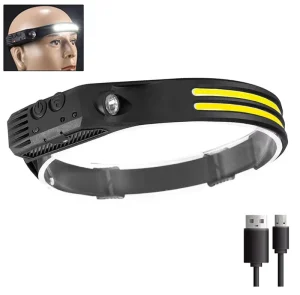 Ultra-long Battery Life Portable Headlamp Head-mounted Powerful Light Charging Headlamp Fishing Super Bright Sensor Light