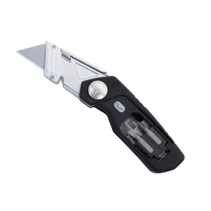 Utility Knife Folding Blade Type with Frosted Aluminium Alloy Hand Blades Storage Design Multi tools Utility Knives RX06