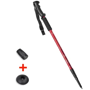 Walking Sticks 2 Pack Lightweight Scalable Anti Shock Hiking Walking Trekking Pole with Adjustable Straps Small Mud Mop