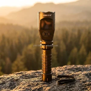 Waterproof Aluminum Alloy Torch Custom Logo Rechargeable Flashlight with Screen for Nightwork Inspection