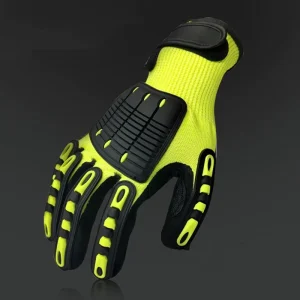 Waterproof Windproof TPR Impact-Resistant Gloves with Foam Nitrile and Nylon