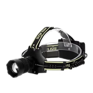 Wave Induction 135 Degree Adjustment Telescopic Zoom USB Rechargeable Aluminum Alloy ABS Torch Flashlight White LED Headlamp