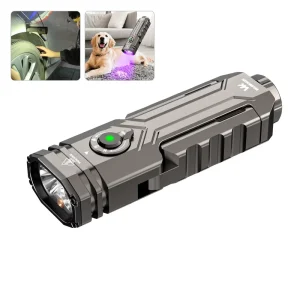 Wurkkos HD02 Multi function Torch Light Portable High Power 3200lm LED Long Distance LED Flashlight Magnetic Foldable