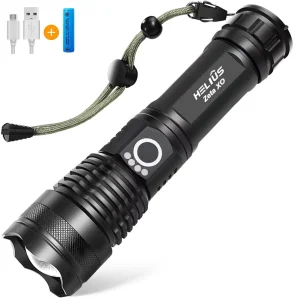 XHP50 26650 Zoom Powerful LED Flashlight 3500 Lumens Camping USB Waterproof Rechargeable Torch Light Flashlight