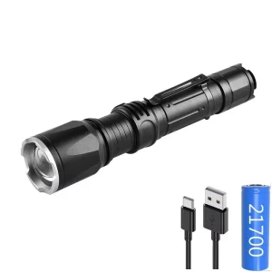 XHP50 Usb Torch Zoom Custom Taschenlampe Super Bright Powerful EDC Rechargeable High Power LED Flashlight