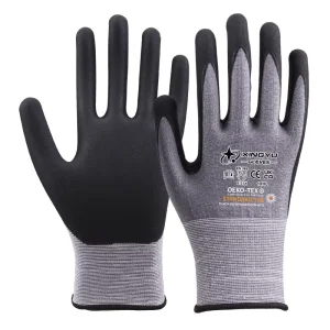 XINGYU High Level 13G HPPE Nitrile Foam Cut Resistance Safety Industrial Mechanic Gloves Work Cut Resistance Safety Gloves