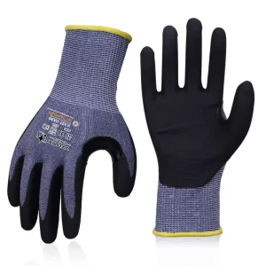 Xingyu Level 5 Cut Resistant Working Gloves HPPE Anti Cut PU Coated Anti Static and Oil Resistant