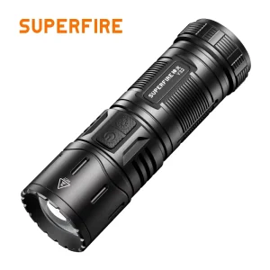 Y32 Aluminum Alloy LED Torch 2500 Lumens IP44 Waterproof USB Rechargeable 700m Zoomable Industrial Outdoor Use