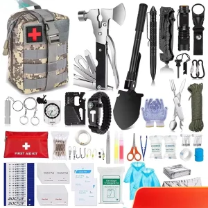 YJTZ 007 High Capacity Emergency Tactical First Aid Outdoor Survival Tools IFAK Molle Pouch Camping Hiking Camouflage