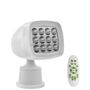 Yacht Accessories Marine Flood Light Spotlight ABS Rotation Head Boat Searchlight